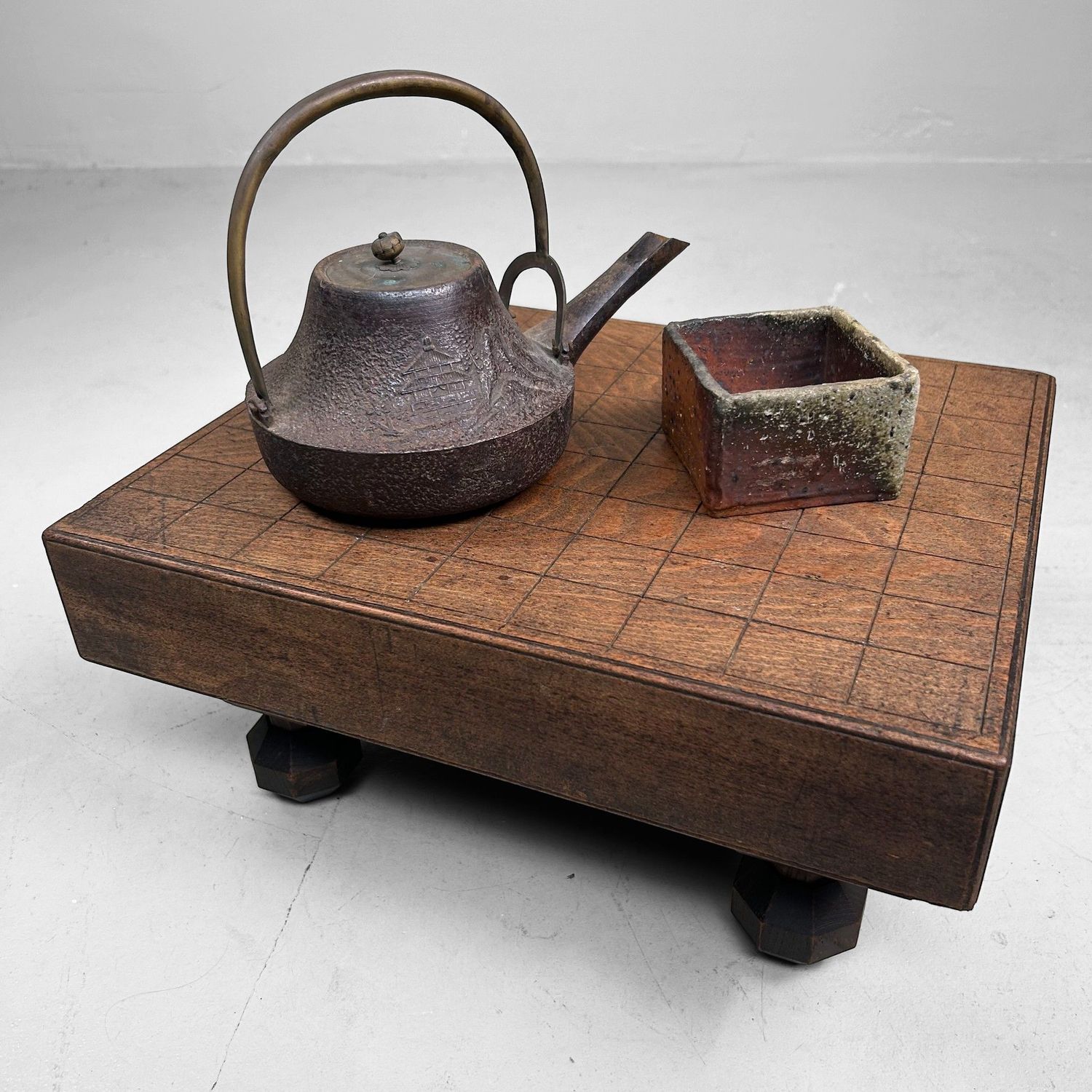 Shogi Board on legs — Unique Wooden Display, 1930s