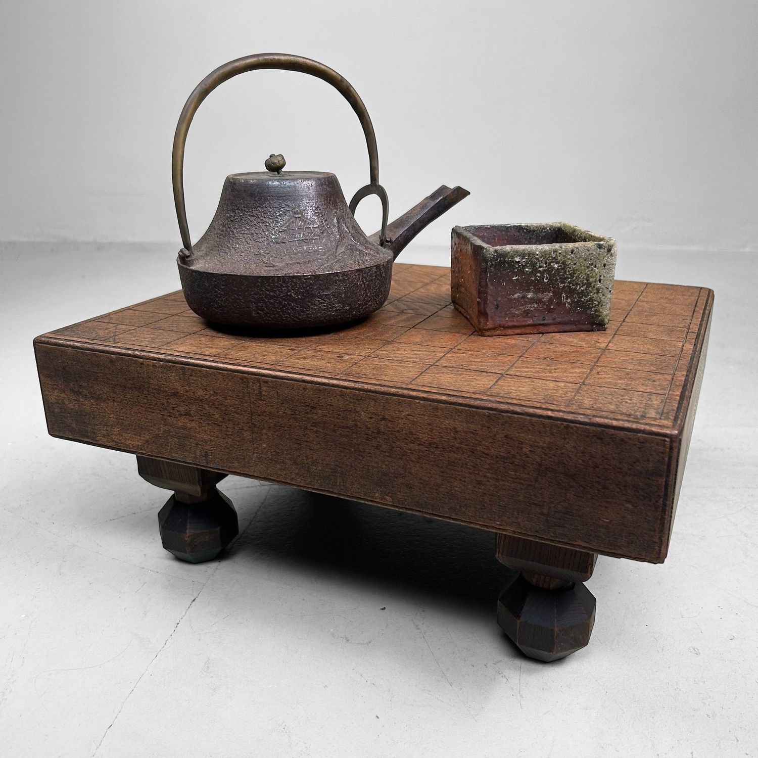 Shogi Board on legs — Unique Wooden Display, 1930s