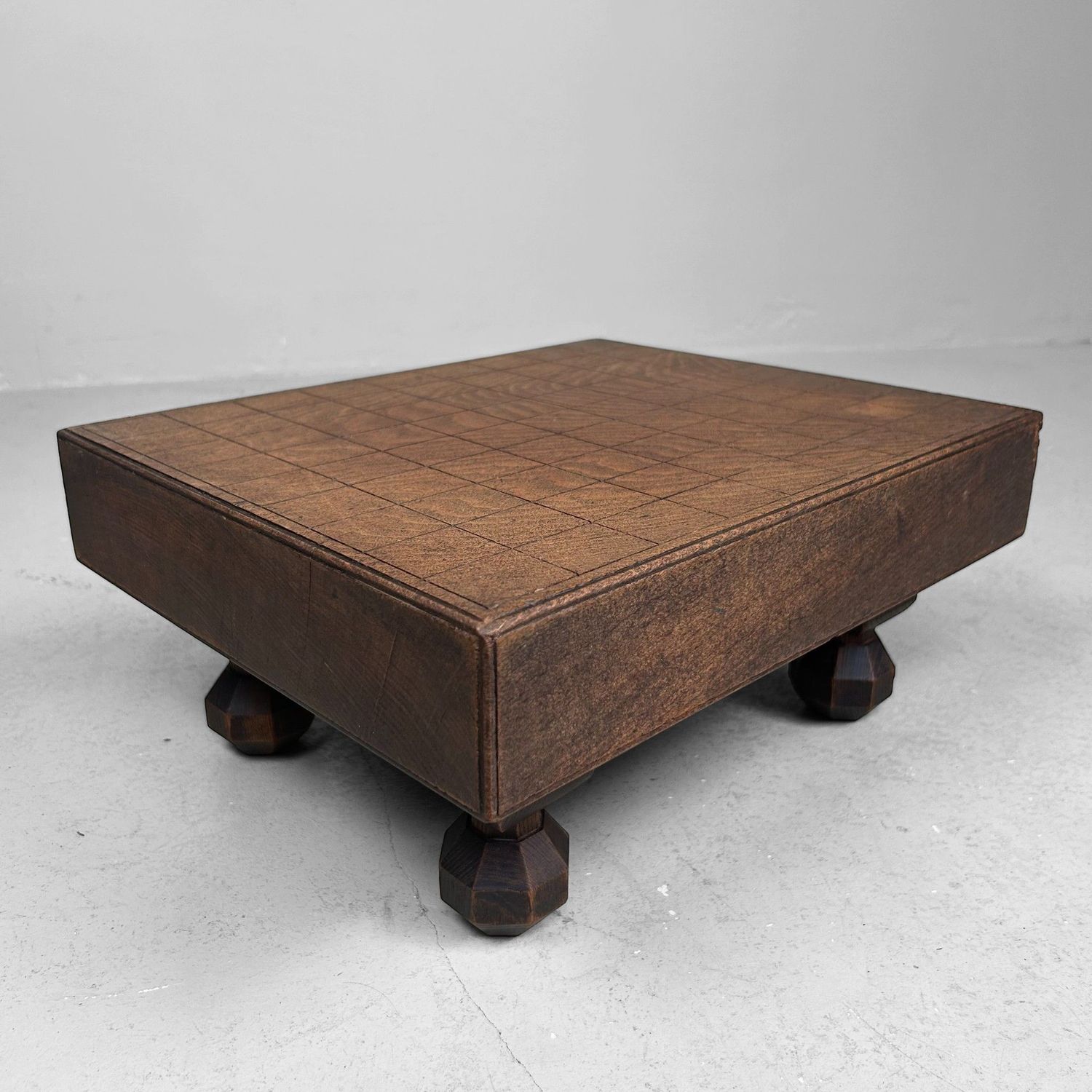 Shogi Japans Spelbord, Unieke Houten Display, 1930s Shogi Japans Spelbord, Unieke Houten Display, 1930s