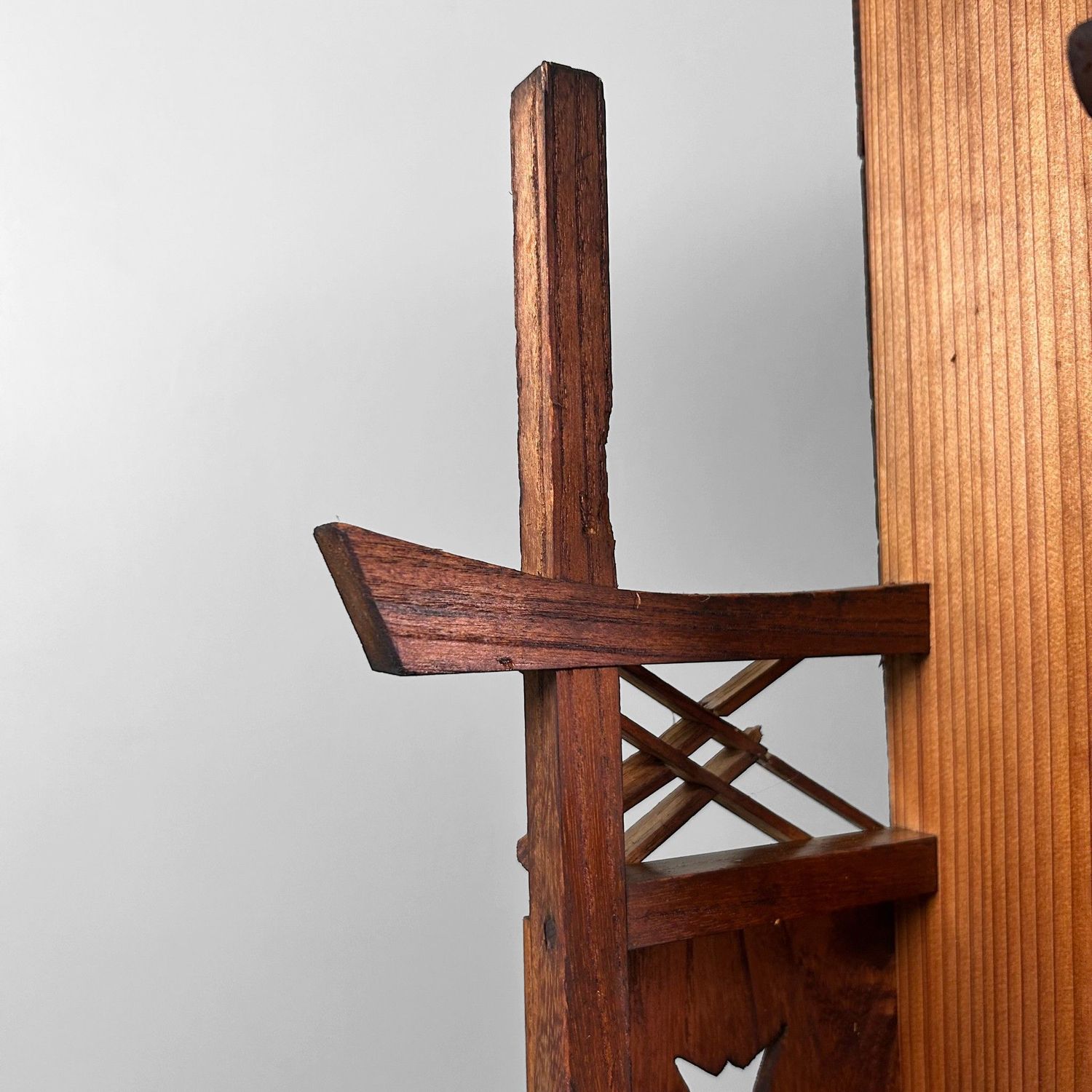 Japanese Wooden Temple, 1930s — Large Home Shrine