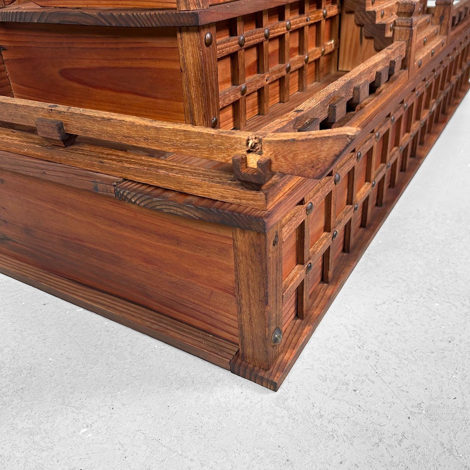 Japanese Wooden Temple, 1930s — Large Home Shrine