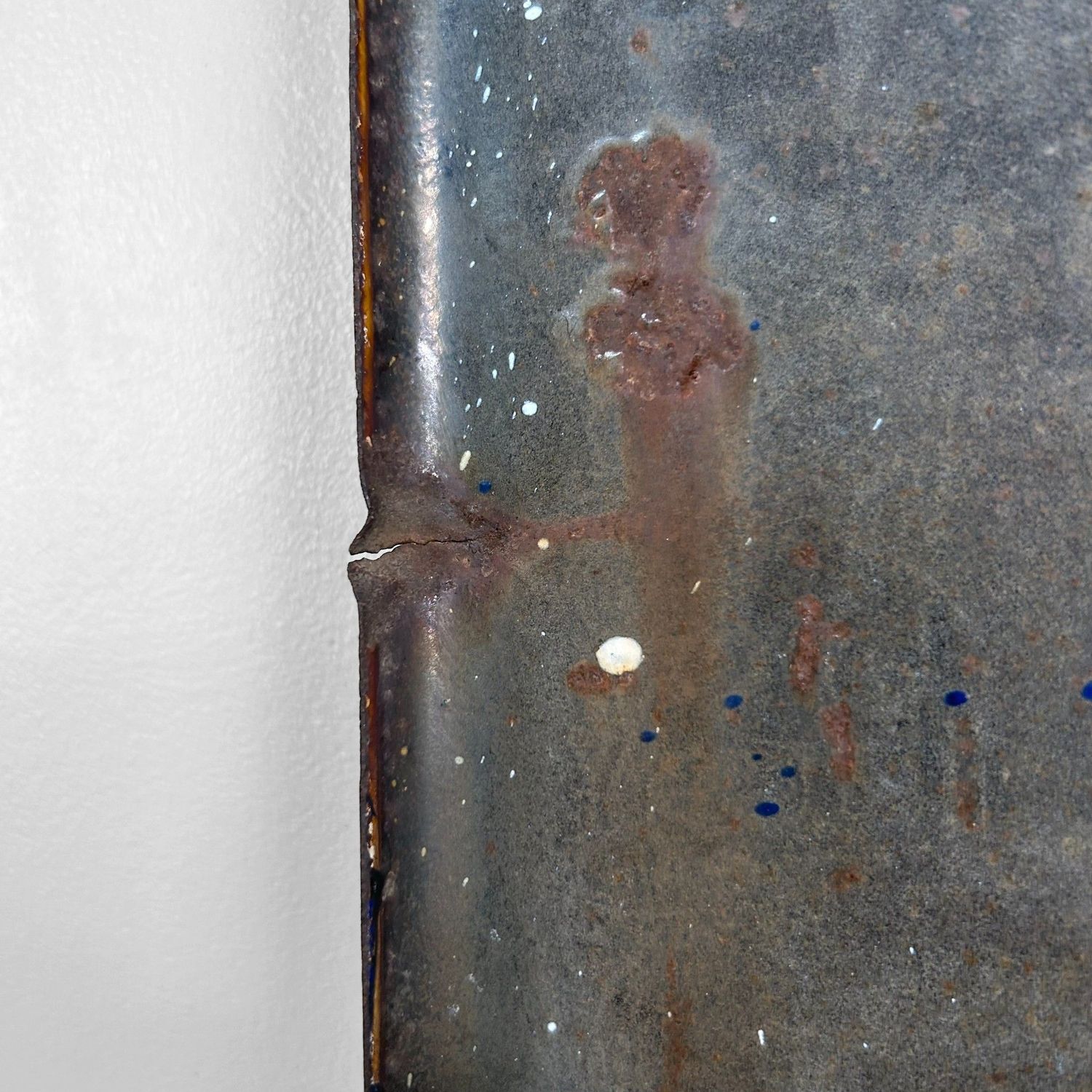 Enamel Advertising Sign, Japanese Newspaper “Asahi Shimbun”, 1950s