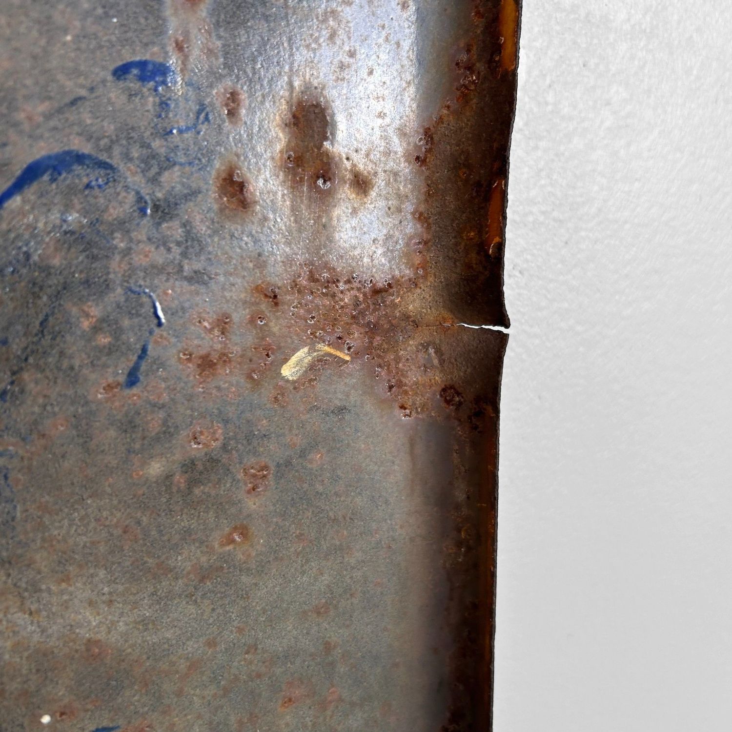 Enamel Advertising Sign, Japanese Newspaper “Asahi Shimbun”, 1950s