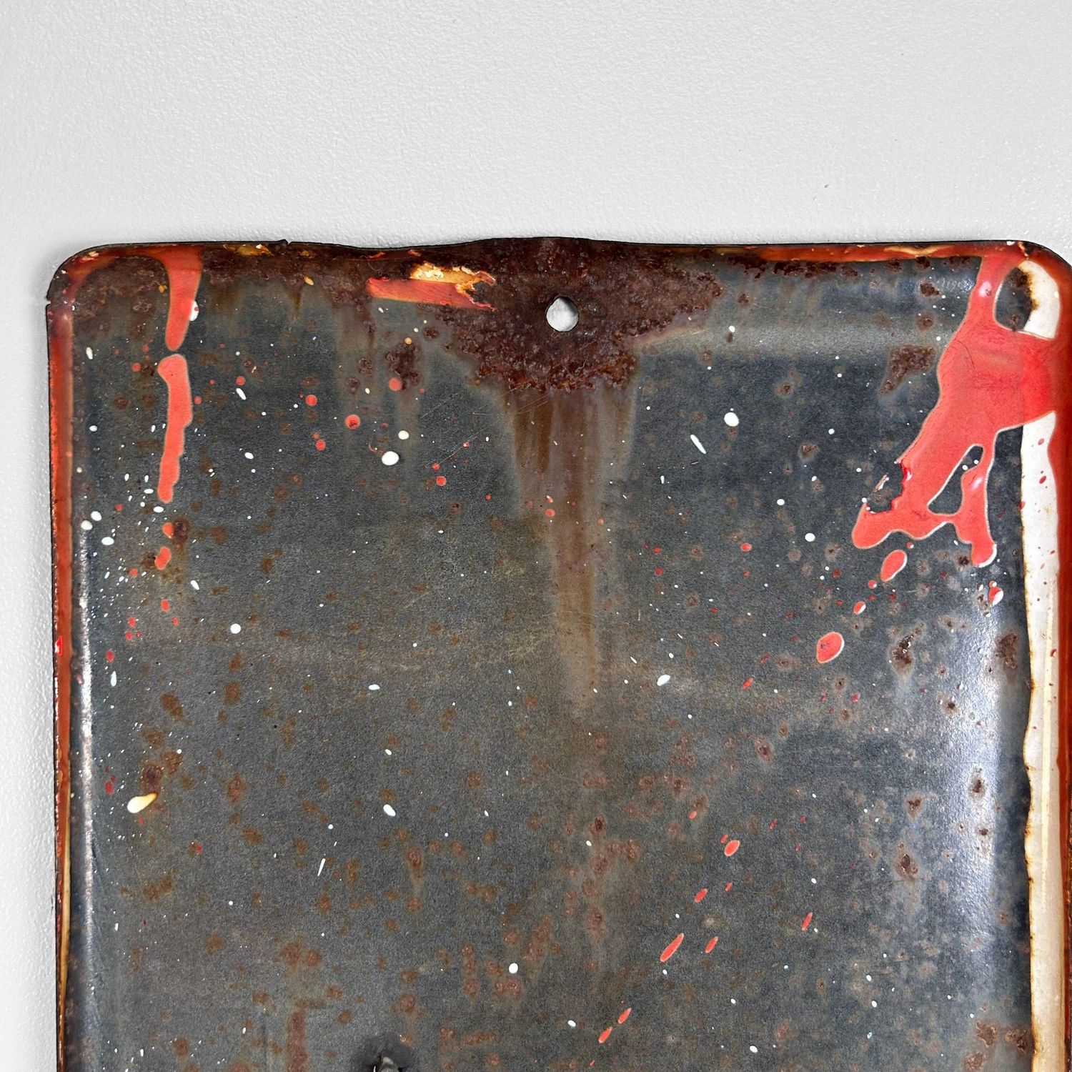 Enamel Advertising Sign, Japanese Newspaper “Asahi Shimbun”, 1950s