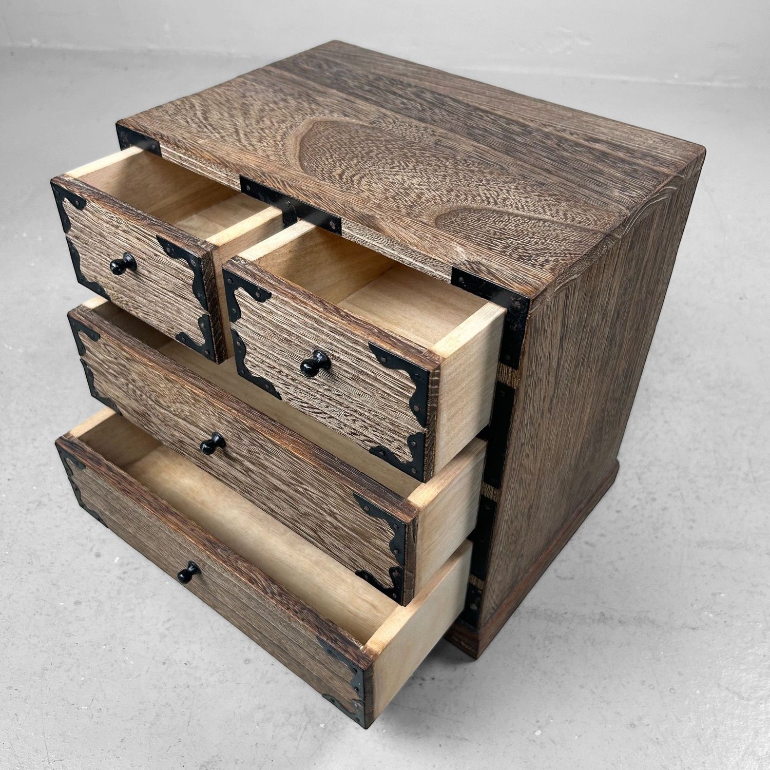 Small Japanese Chest, Storage Tansu, 1970s Small Japanese Chest, Storage Tansu, 1970s