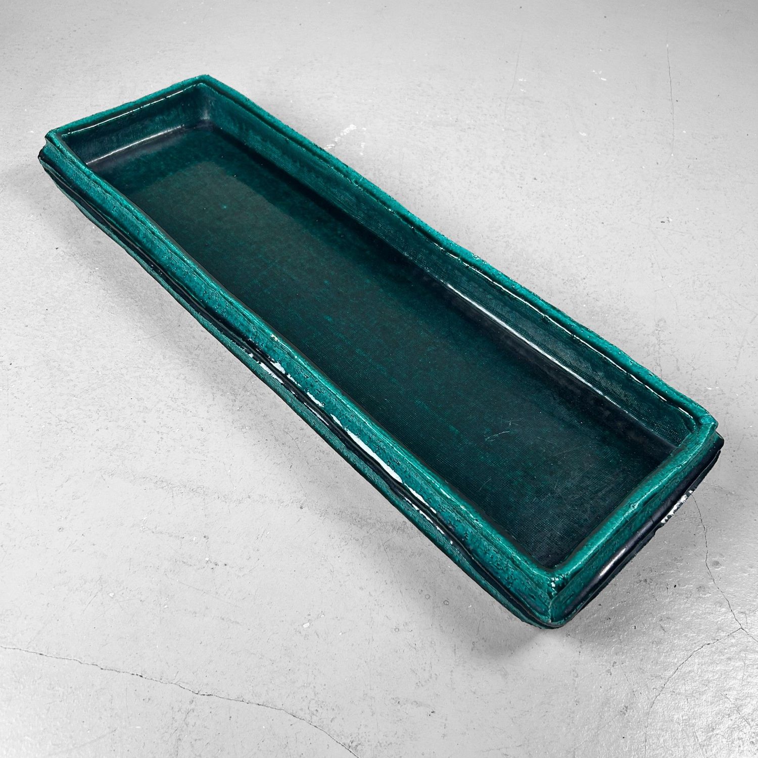 Large Japanese Ceramic Tray, Ikebana, by Kikuyama, 1950s Large Japanese Ceramic Tray, Ikebana, by Kikuyama, 1950s