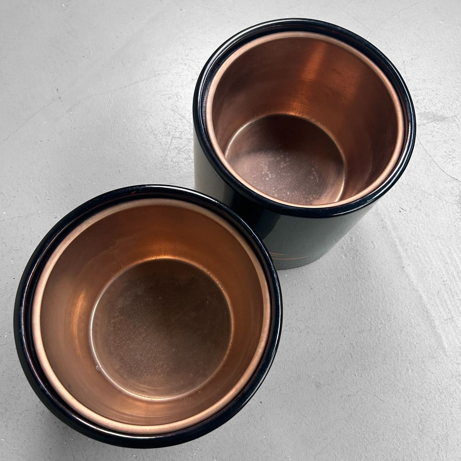 ​Set Japanse Hibachi, Negoro-nuri, 1950s