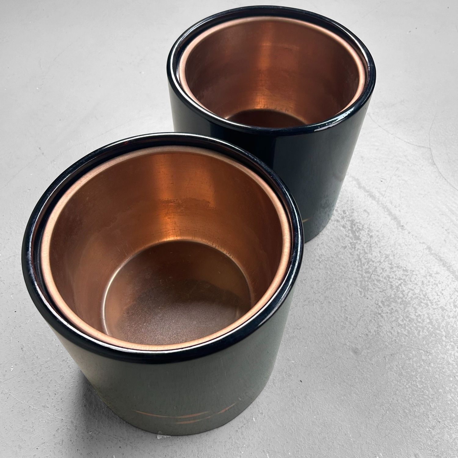 ​Set Japanse Hibachi, Negoro-nuri, 1950s