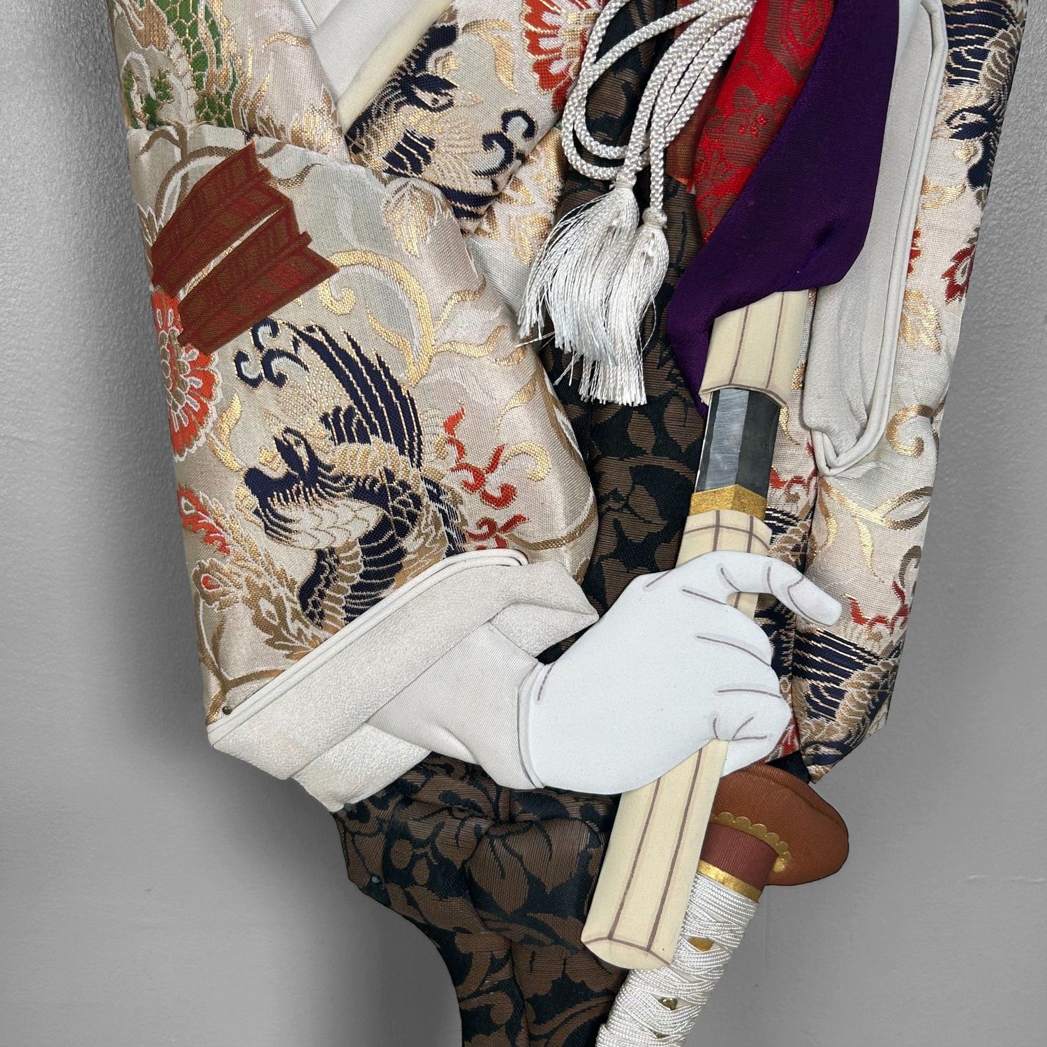 Japanse Hagoita met Kabuki Samoerai, 1960s