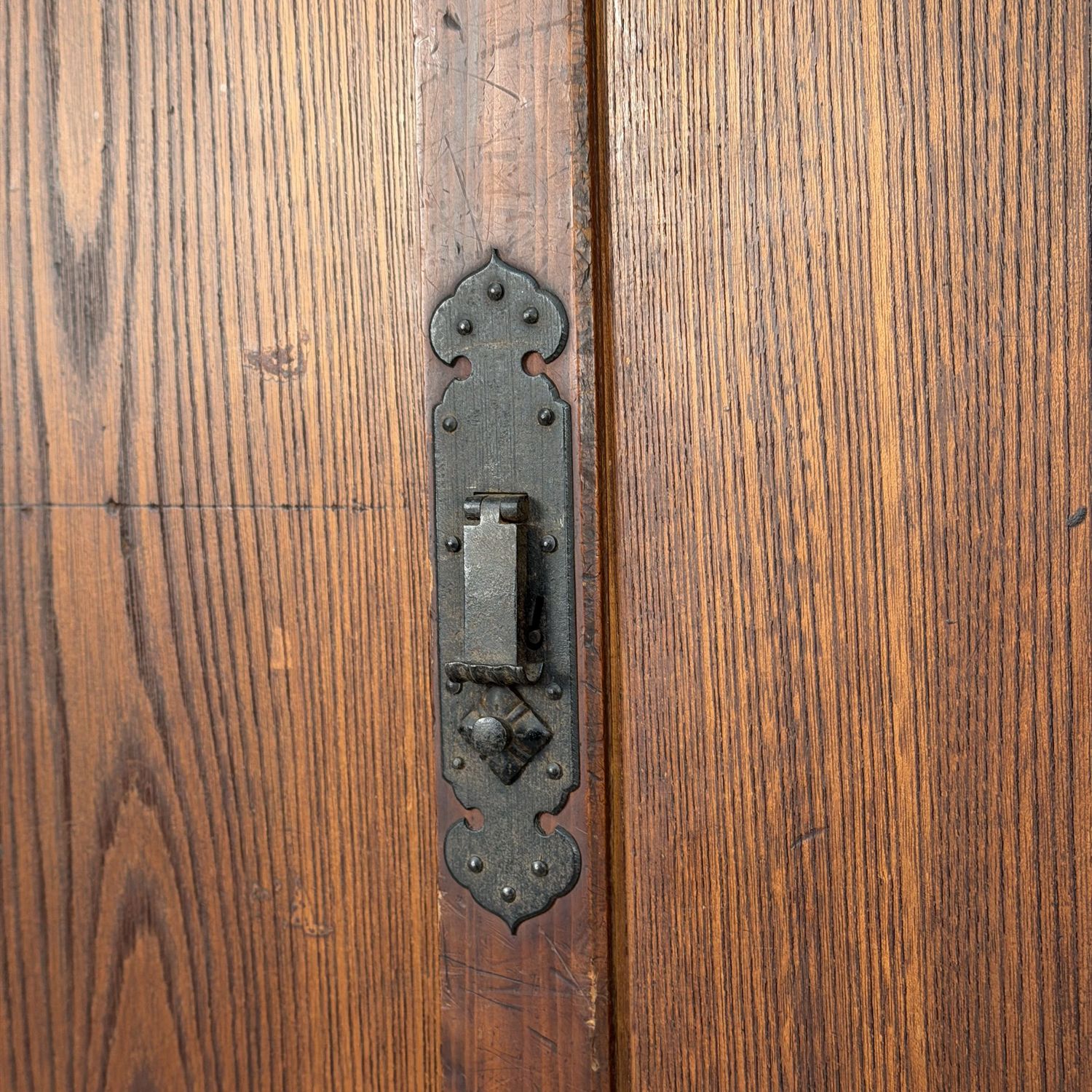 Japanse Tansu, Opbergmeubel met Schuifdeuren en Lade, 1910s