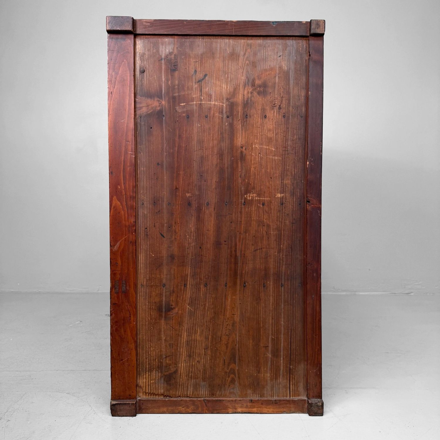 Japanse Tansu, Opbergmeubel met Schuifdeuren en Lade, 1910s