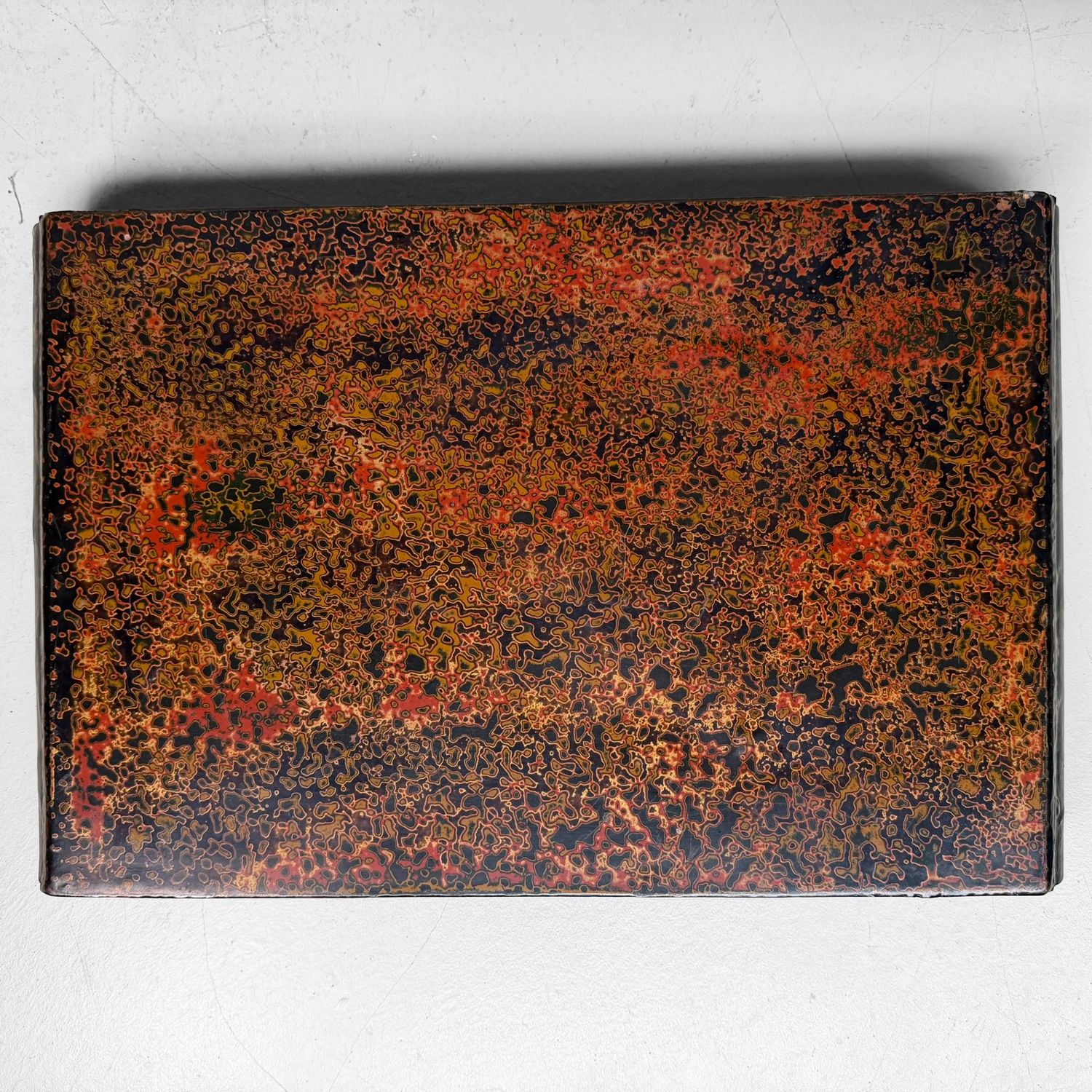 Japans Gelakt Display Tafeltje, Koita, Tsugaru-nuri, 1920s