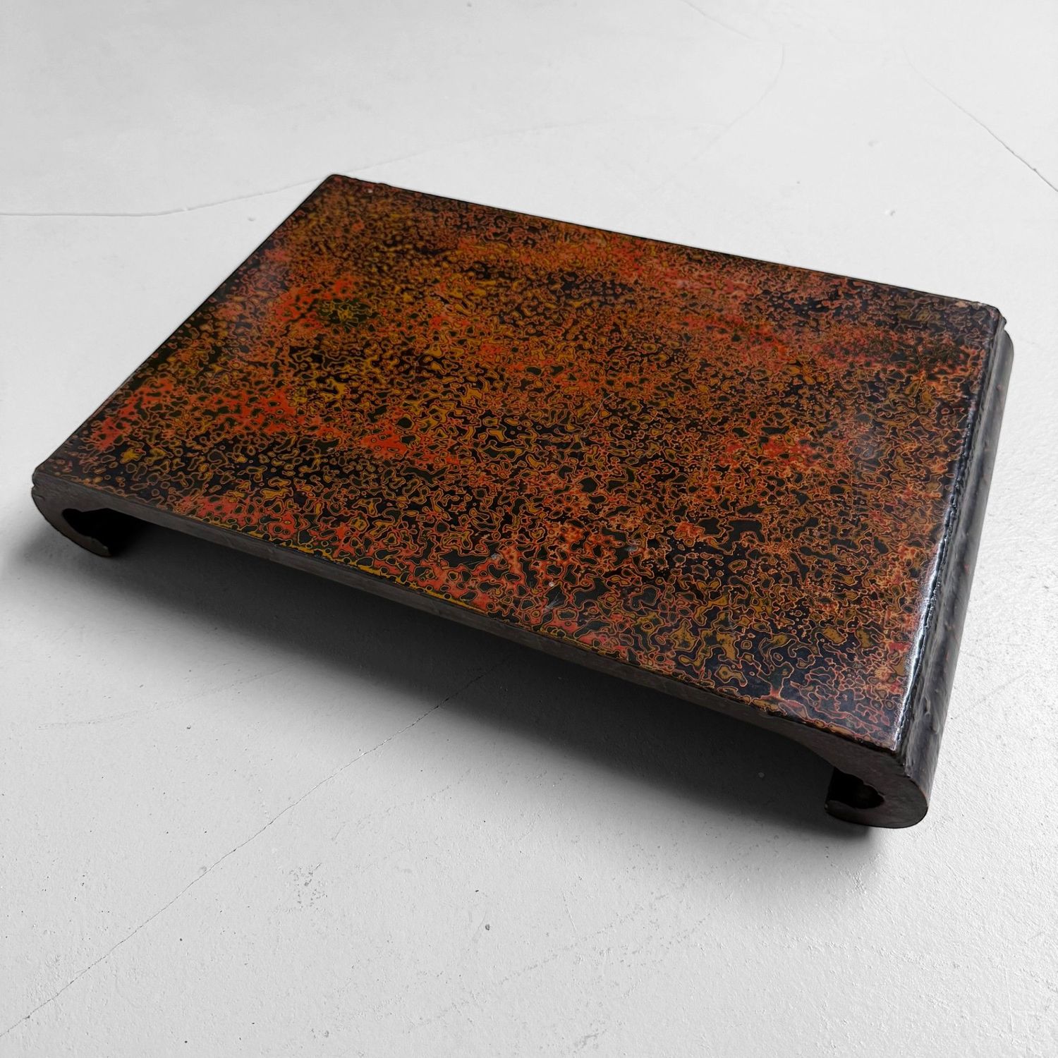 Japans Gelakt Display Tafeltje, Koita, Tsugaru-nuri, 1920s