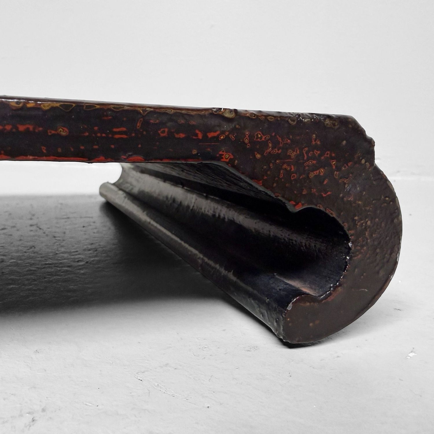 Japans Gelakt Display Tafeltje, Koita, Tsugaru-nuri, 1920s