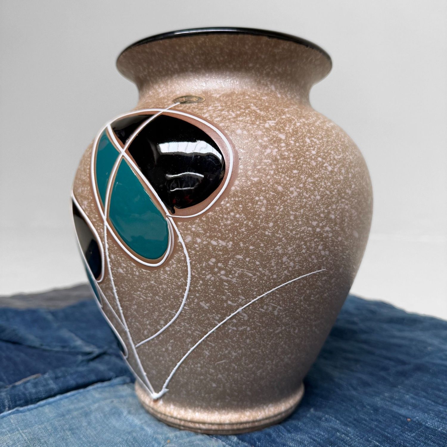 Japanese Ikebana Vase, Suiei Tōki, 1970s
