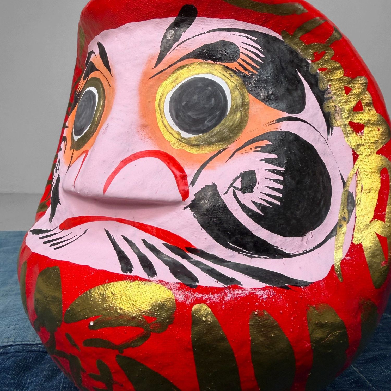 Vintage Daruma Doll, jaren '80, Japan.