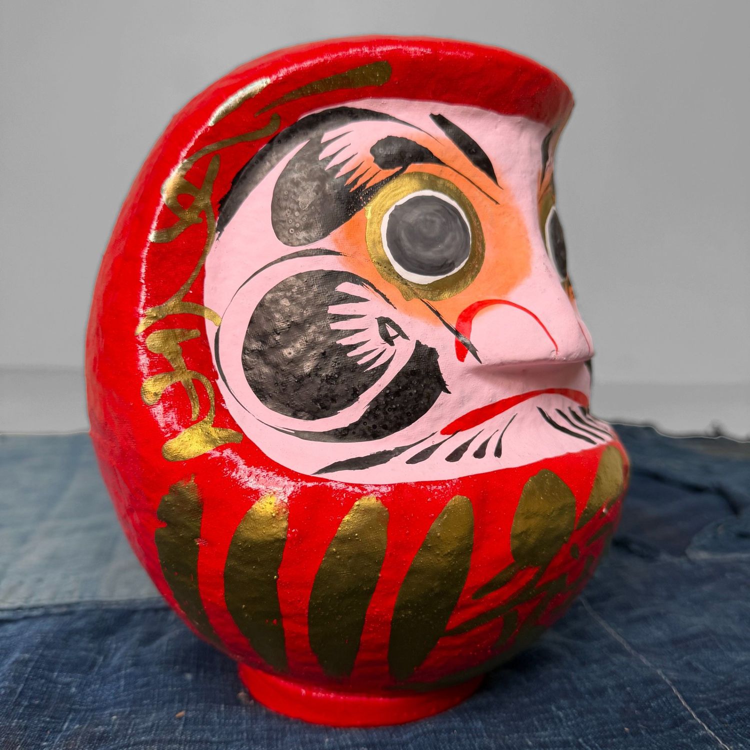 Vintage Daruma Doll, jaren '80, Japan.