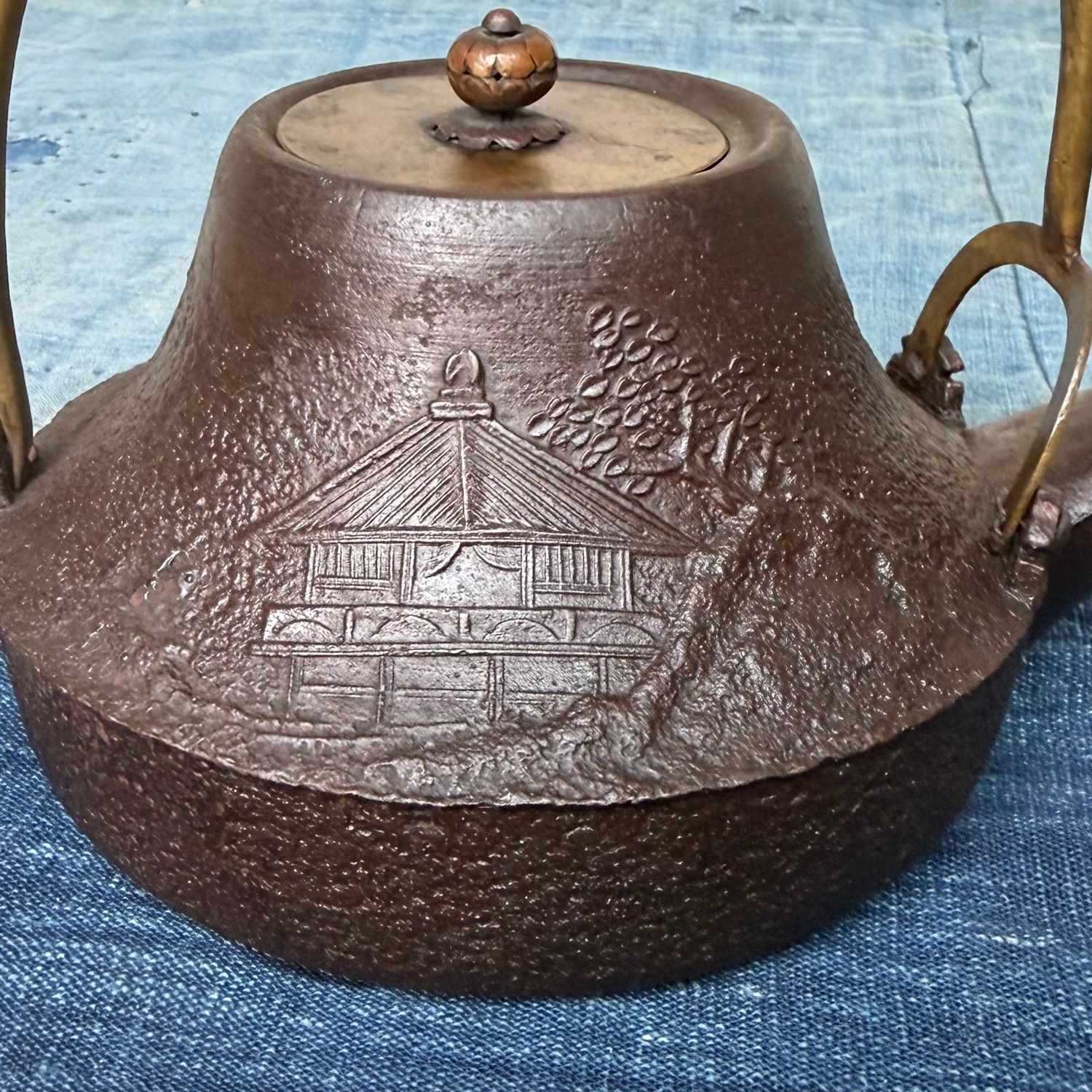 Antieke Japanse Tetsubin, Traditionele Theeketel, 1860s