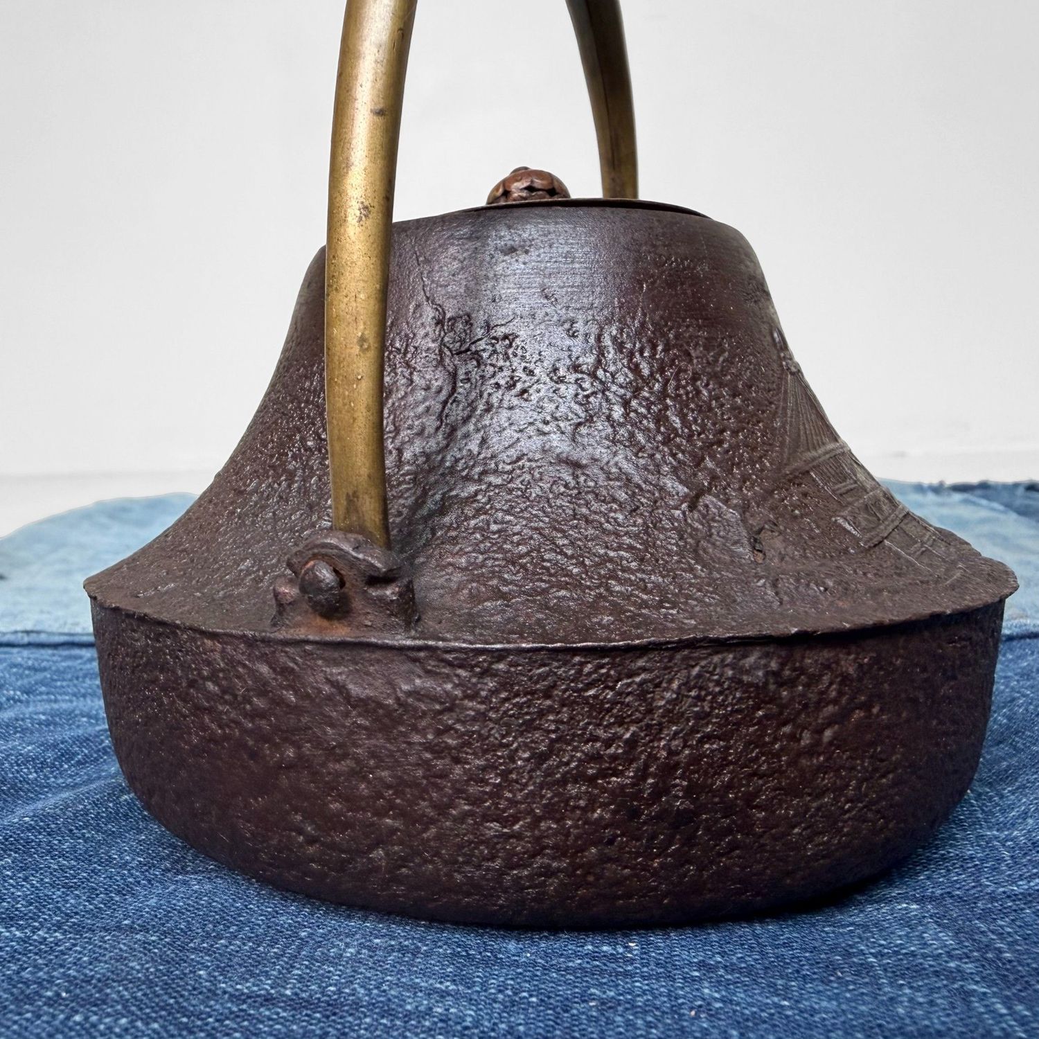 Antieke Japanse Tetsubin, Traditionele Theeketel, 1860s