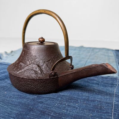 Antieke Japanse Tetsubin, Traditionele Theeketel, 1860s
