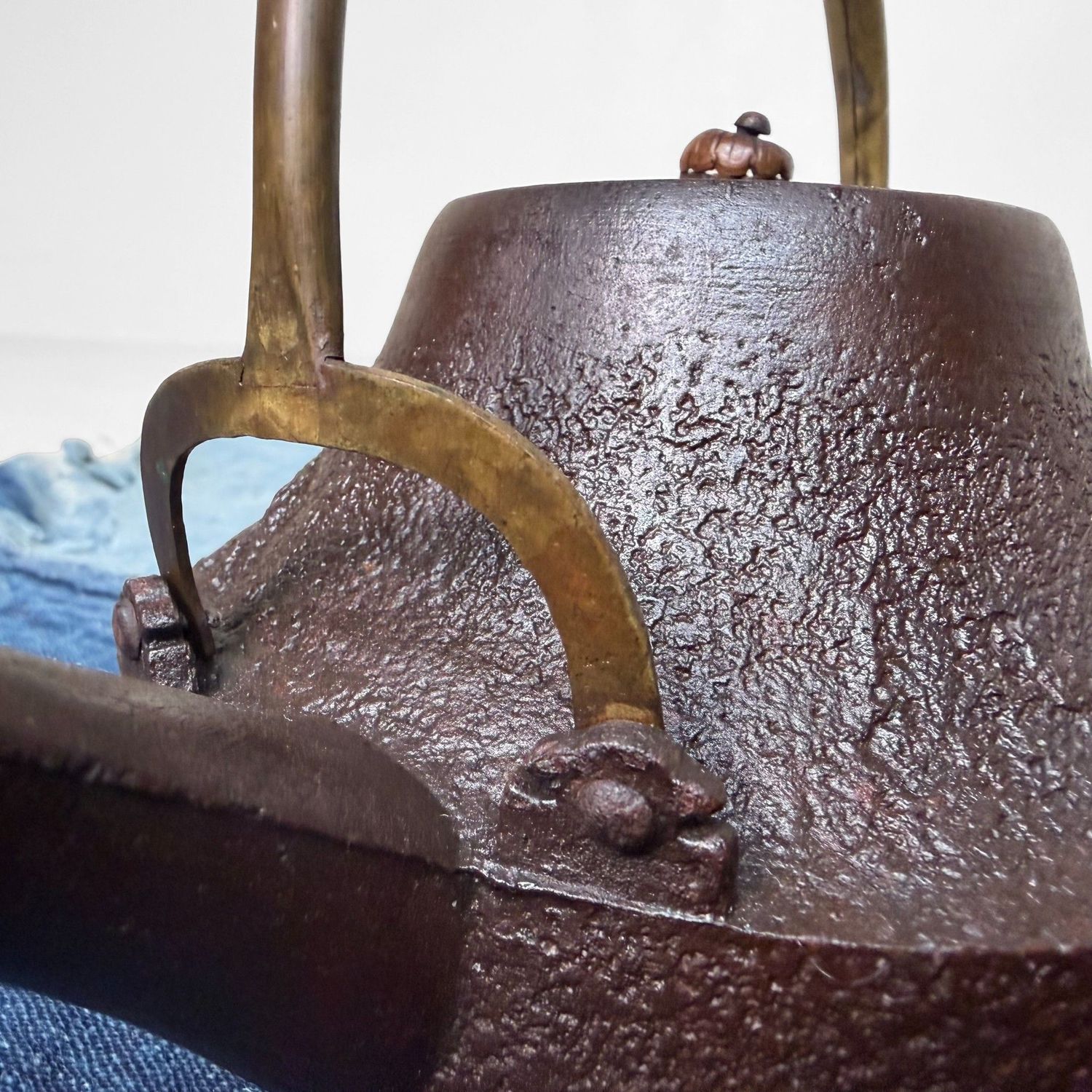 Antieke Japanse Tetsubin, Traditionele Theeketel, 1860s