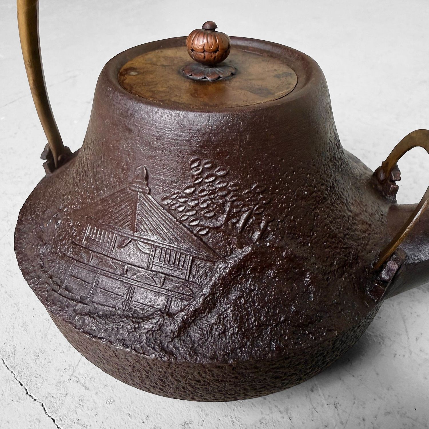 Antieke Japanse Tetsubin, Traditionele Theeketel, 1860s