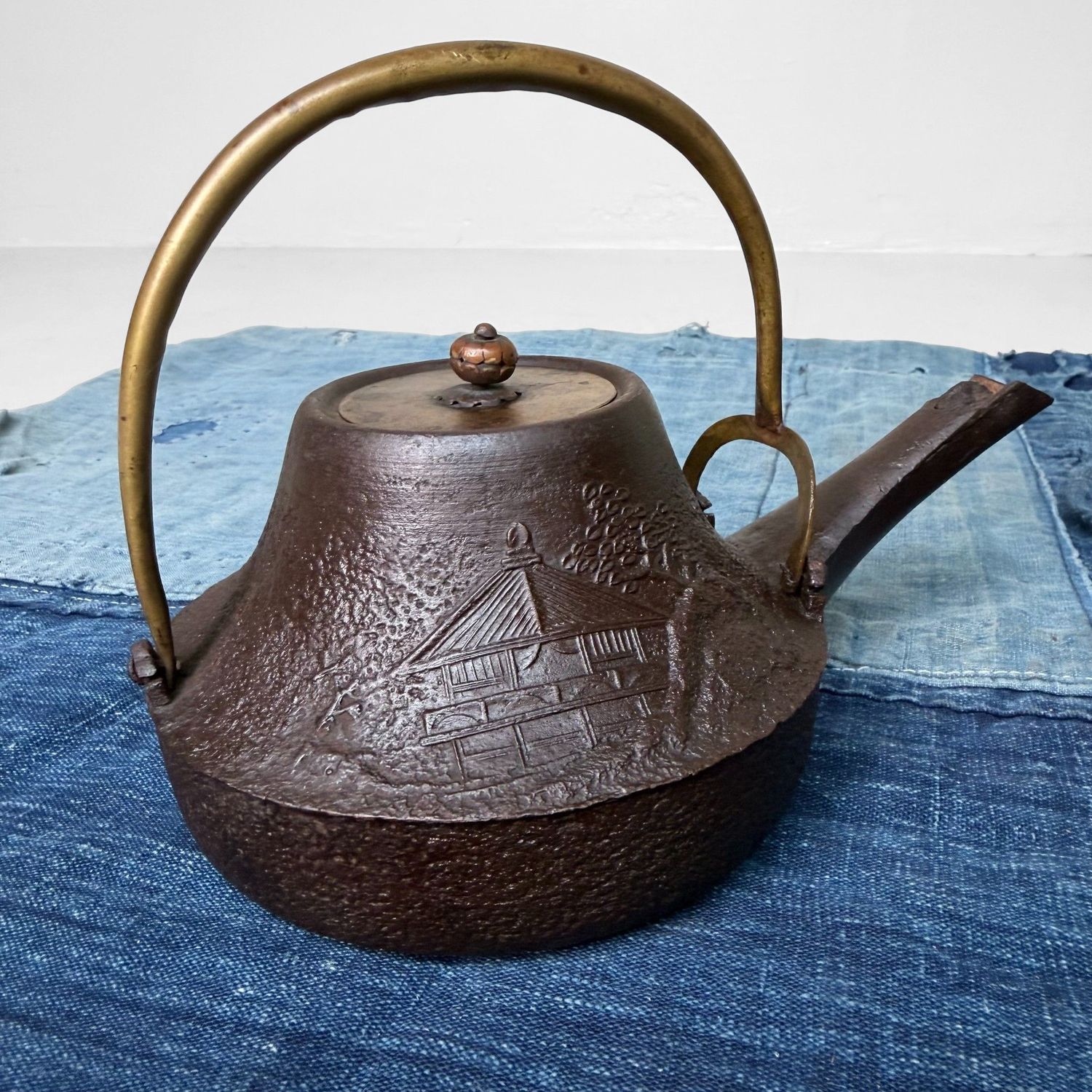 Antieke Japanse Tetsubin, Traditionele Theeketel, 1860s