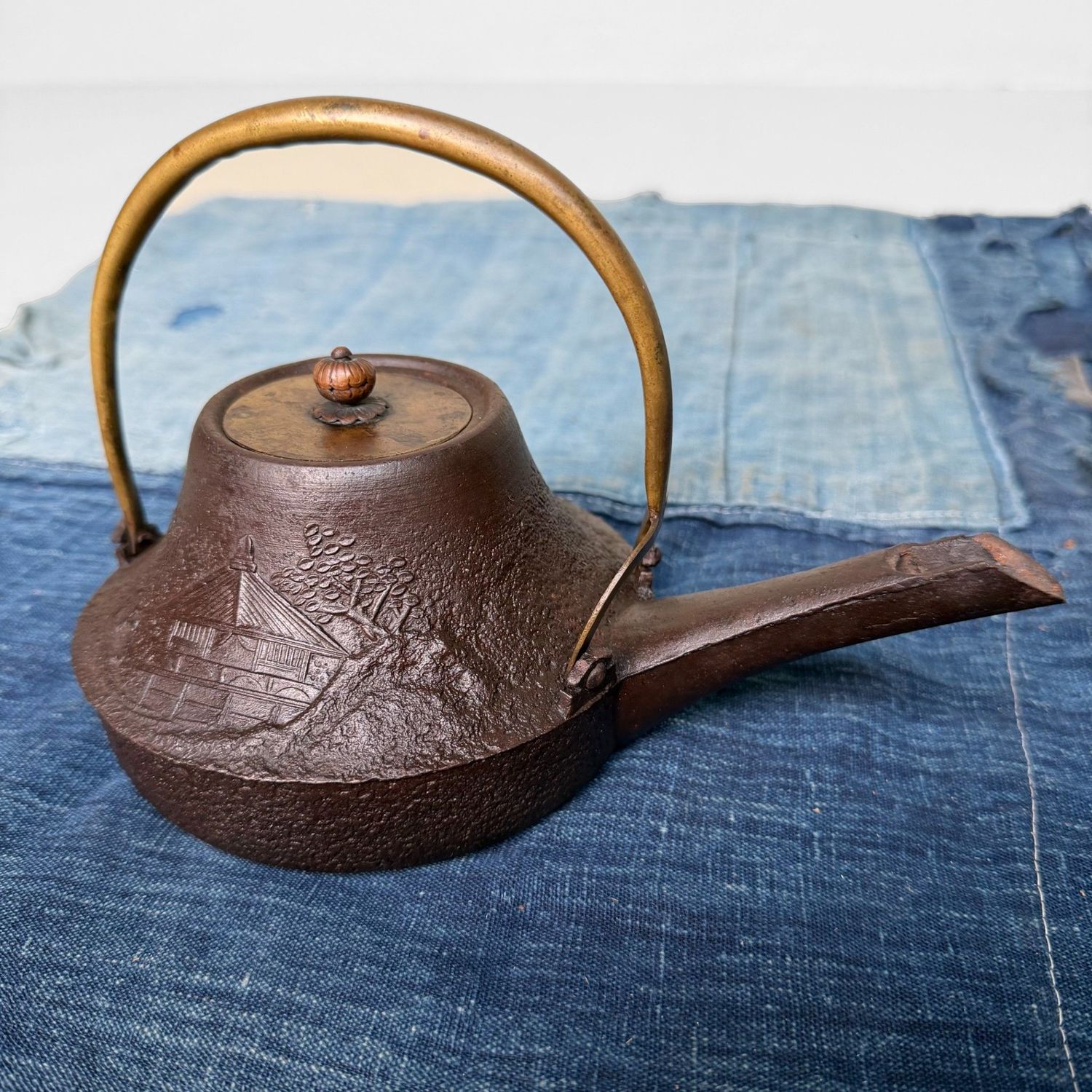 Antieke Japanse Tetsubin, Traditionele Theeketel, 1860s