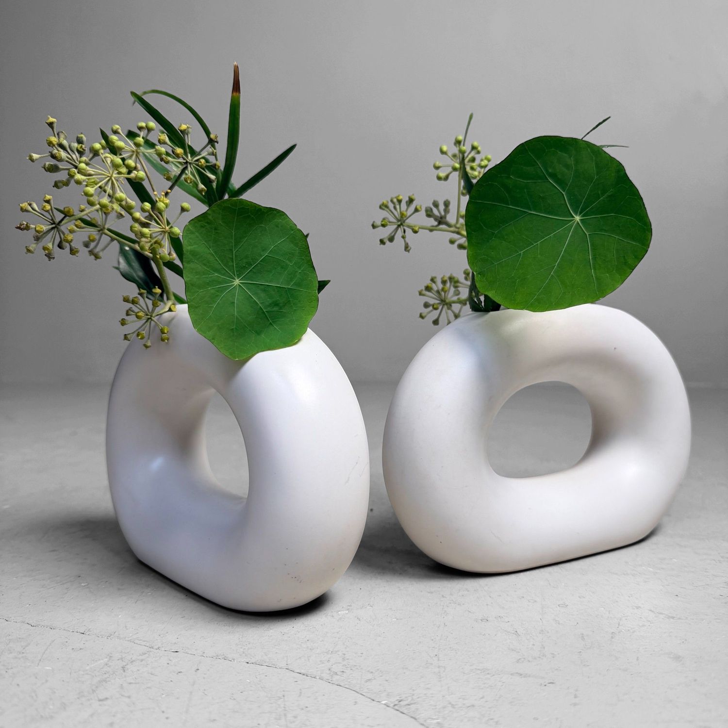 Set of Japanese Modernist Design Ikebana Vases, 1970s