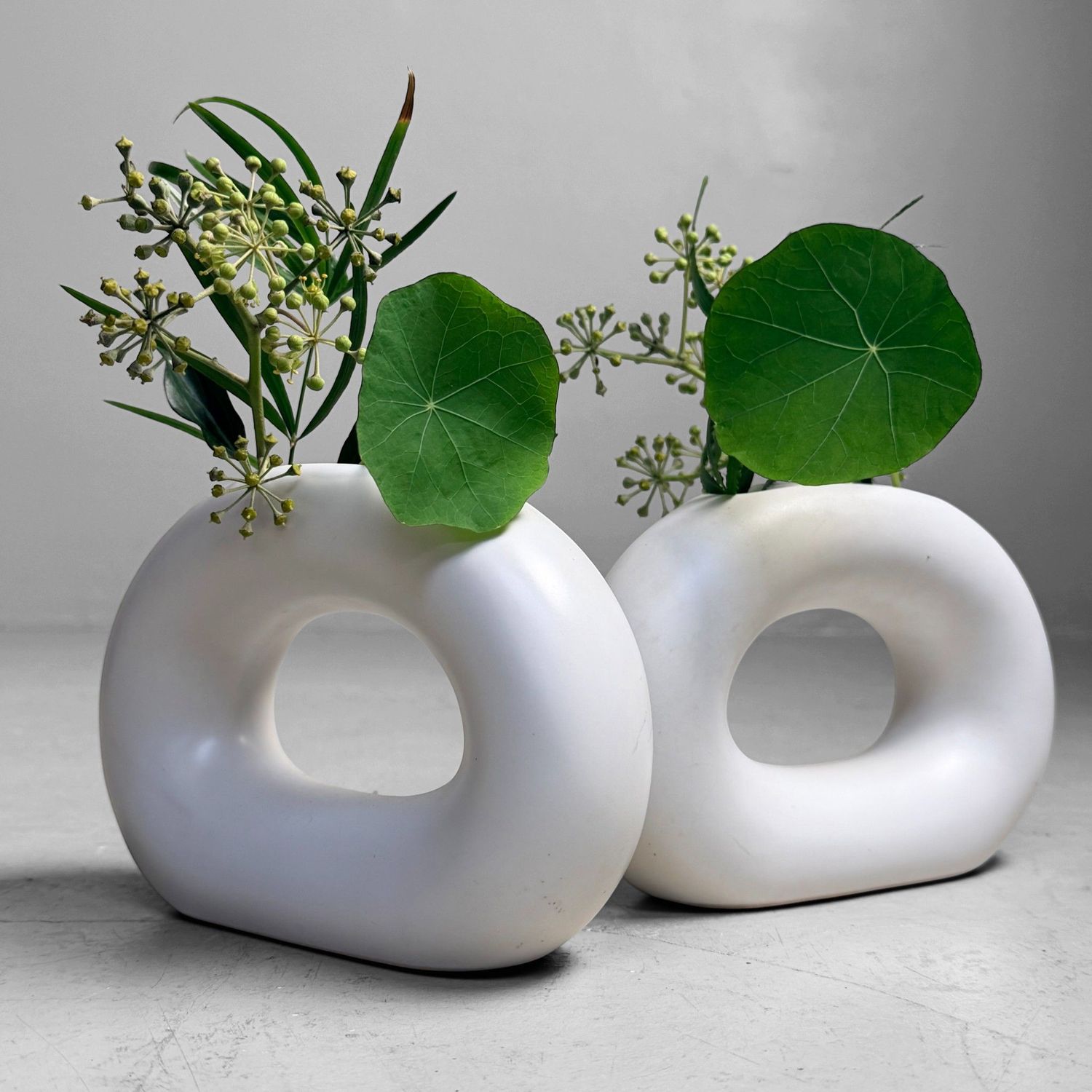 Set of Japanese Modernist Design Ikebana Vases, 1970s