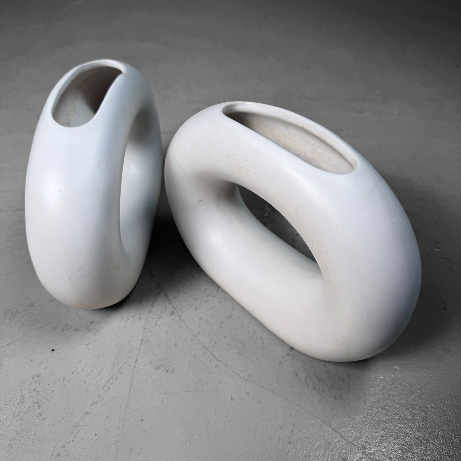 Set of Japanese Modernist Design Ikebana Vases, 1970s