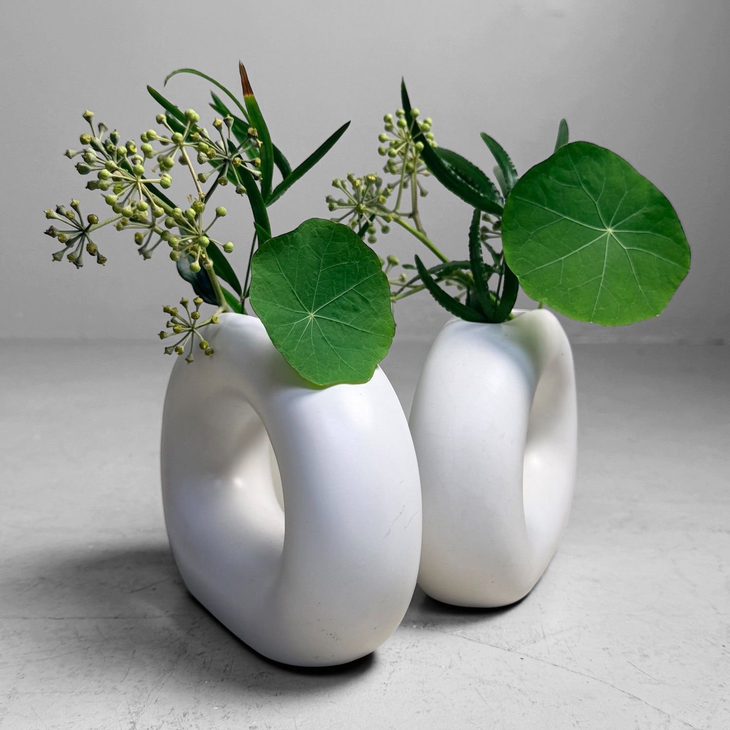 Set of Japanese Modernist Design Ikebana Vases, 1970s