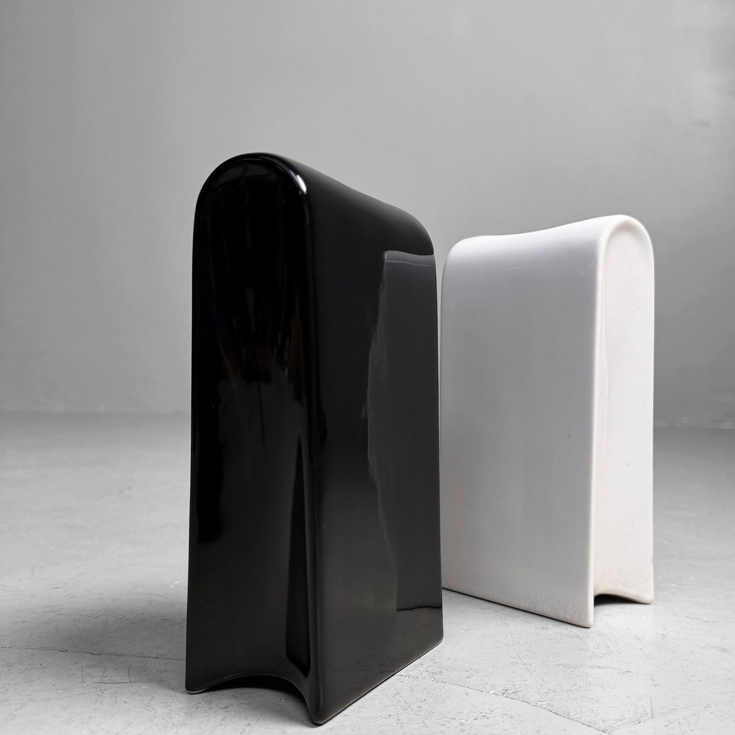 Set ​Japanse Modernistische Ikebana, Bloemenvazen, 1970s.