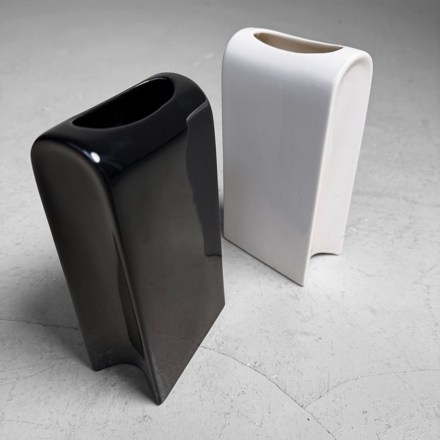 Set of Japanese Modernist Ikebana Vases, 1970s Set of Japanese Modernist Ikebana Vases, 1970s