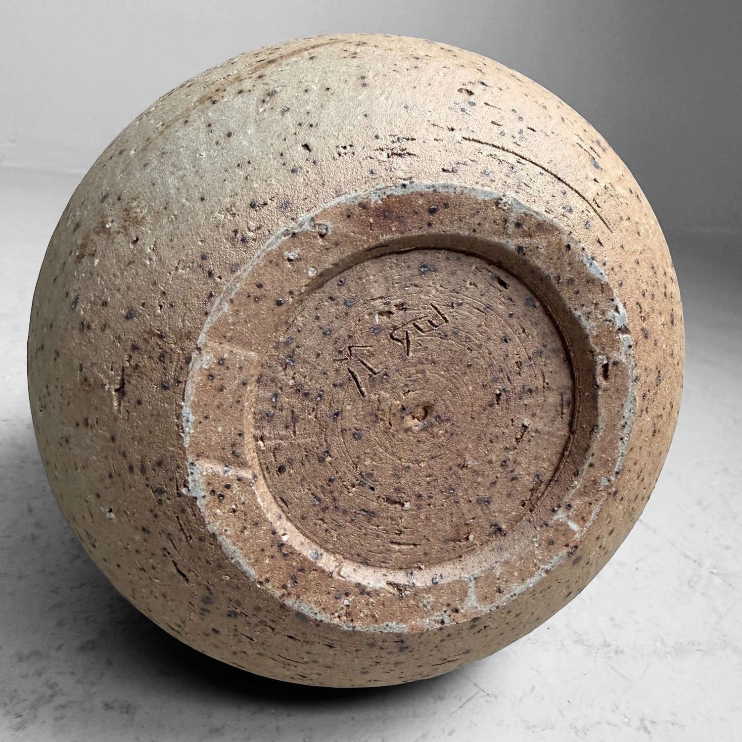 Japanese Studio Pottery Ikebana Vase by Nakata Ryōji, 1980s