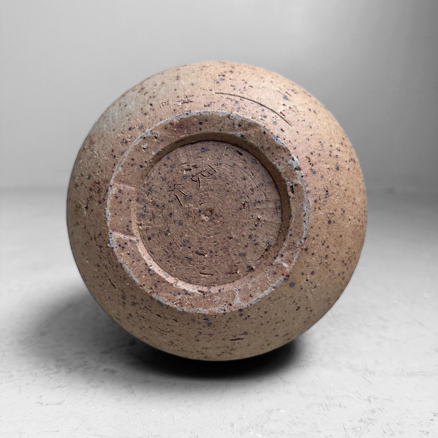 Japanese Studio Pottery Ikebana Vase by Nakata Ryōji, 1980s