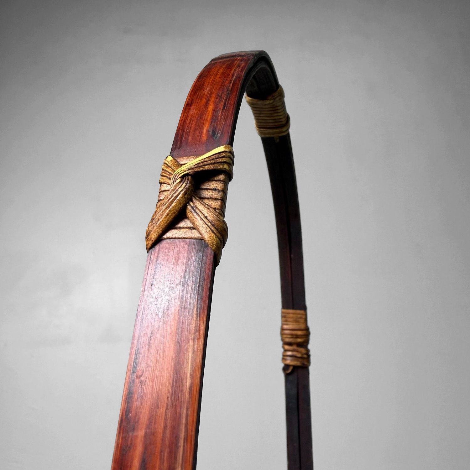 Elegante Japanse Bamboemand – Hanakago voor Ikebana, 1950s