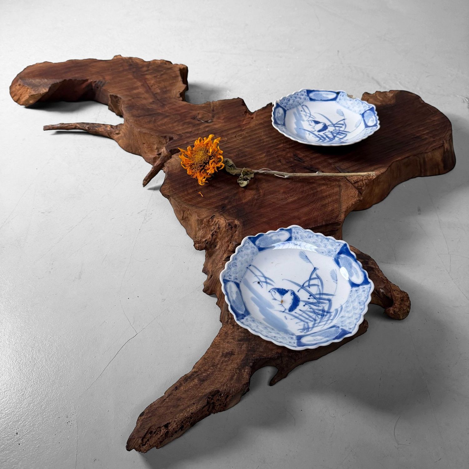 Japanese Rootwood Display Slab (Ne-ita), 1950s