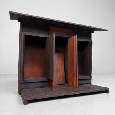 Antique Wooden Kamidana, Traditional Household Shrine, Temple, 1910s