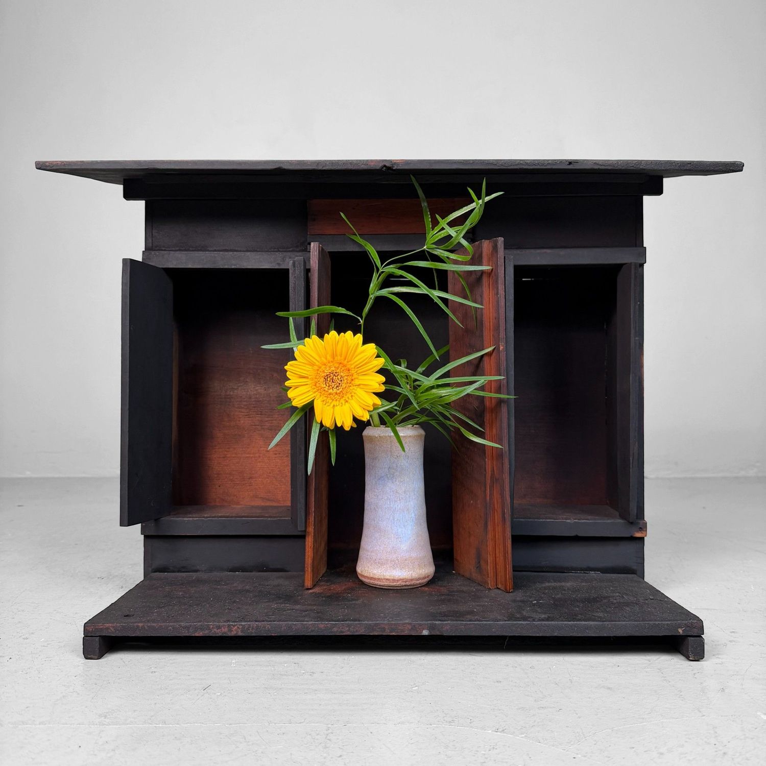 Antique Wooden Kamidana, Traditional Household Shrine, Temple, 1910s Antique Wooden Kamidana, Traditional Household Shrine, Temple, 1910s