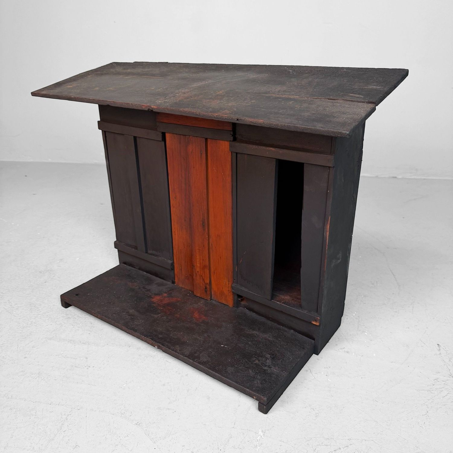 Antique Wooden Kamidana, Traditional Household Shrine, Temple, 1910s Antique Wooden Kamidana, Traditional Household Shrine, Temple, 1910s