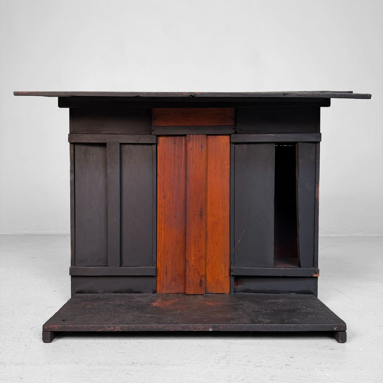 Antieke Houten Kamidana, Traditioneel Huisaltaar, Tempel, 1910s Antieke Houten Kamidana, Traditioneel Huisaltaar, Tempel, 1910s