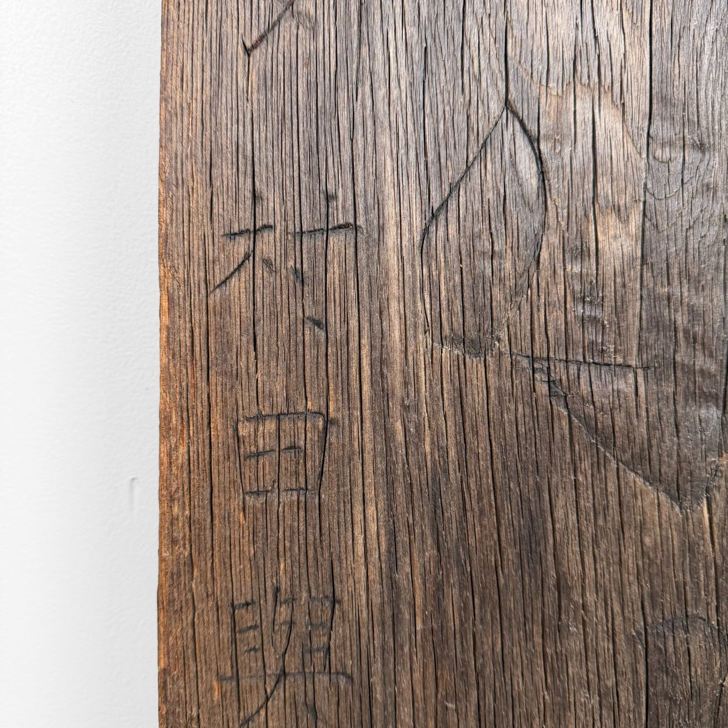 Japans Houten Kanban Uithangbord “TAKE”, Muurdecoratie, 1910s