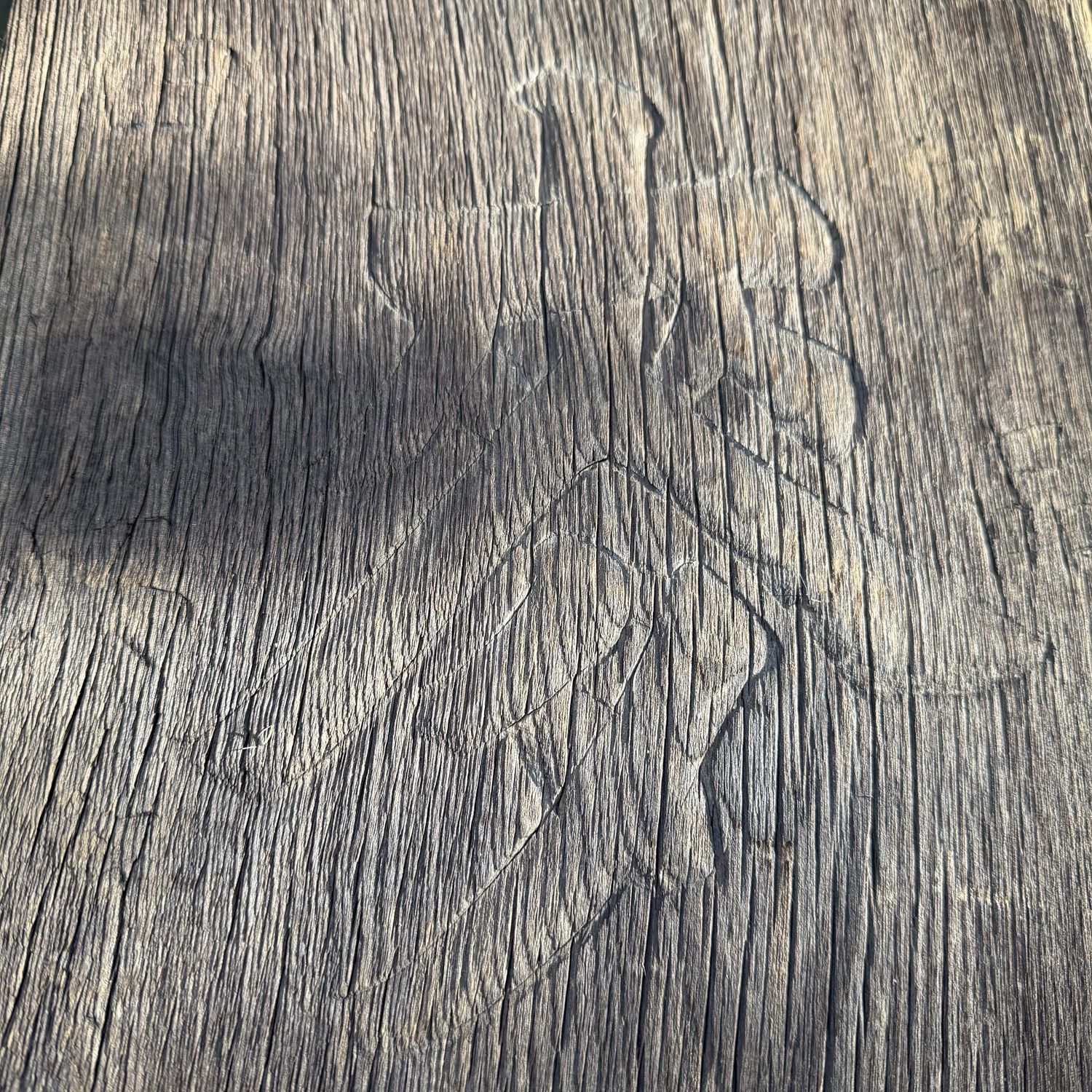 Antiek Japans Houten Kanban Uithangbord, Muurdecoratie, 1920s