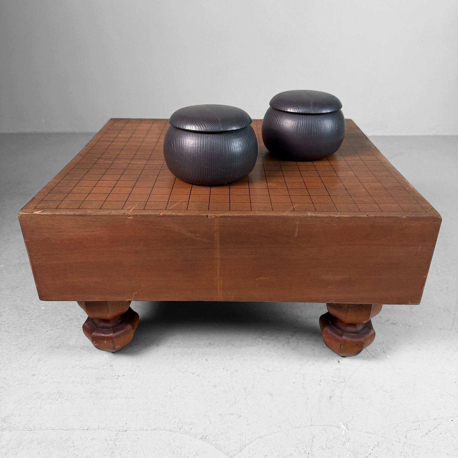 Vintage Japanse Go Set, Compleet Spelbord, jaren 1960