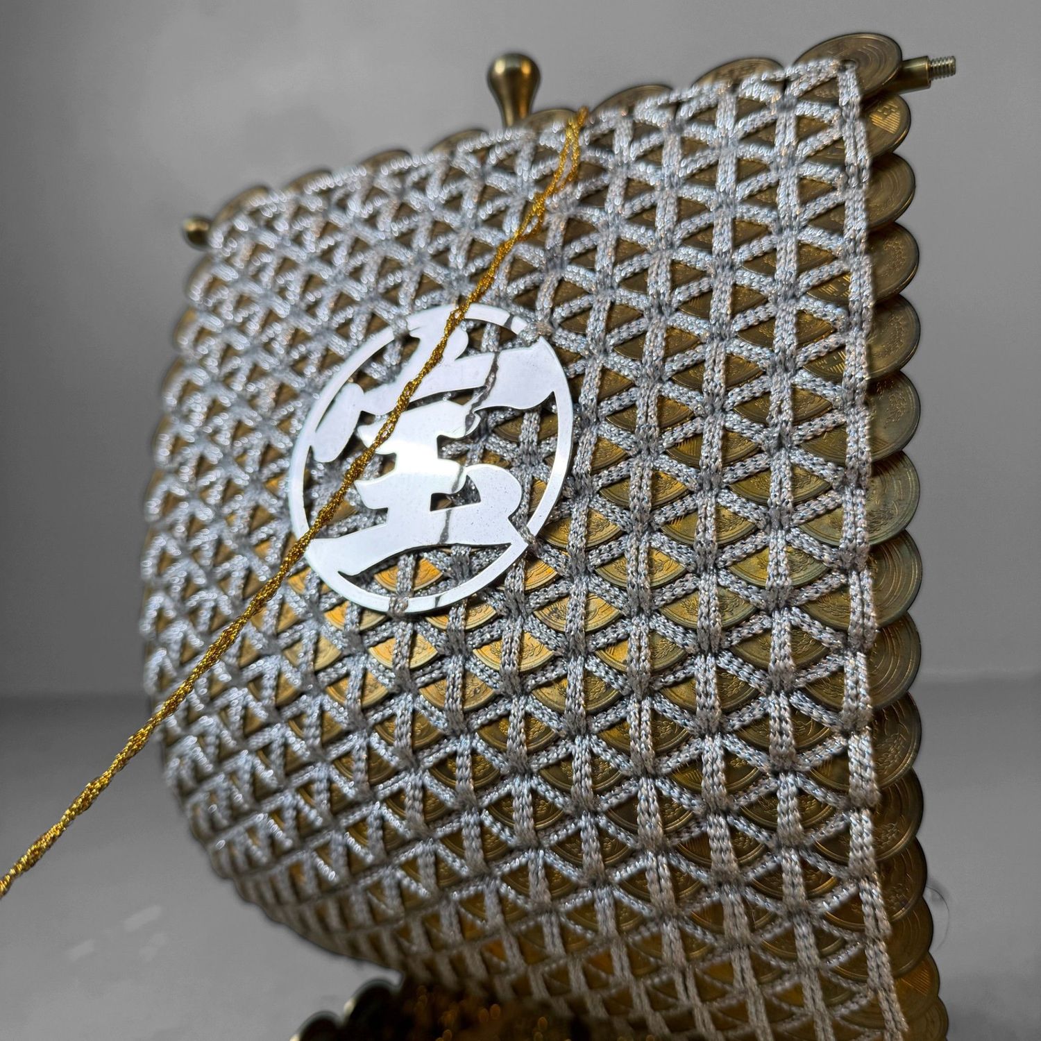 ​Vintage Japanse Takarabune Schatboot met 5-yen Geluksmunten, 1980s