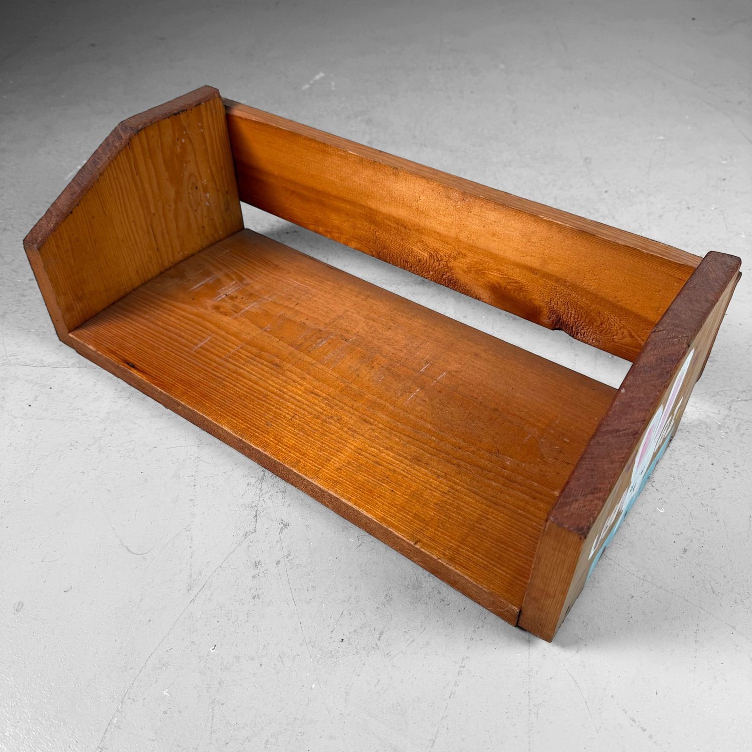 ​Vintage Boekenhouder met Kinderschilderingen, Japan, jaren 1990