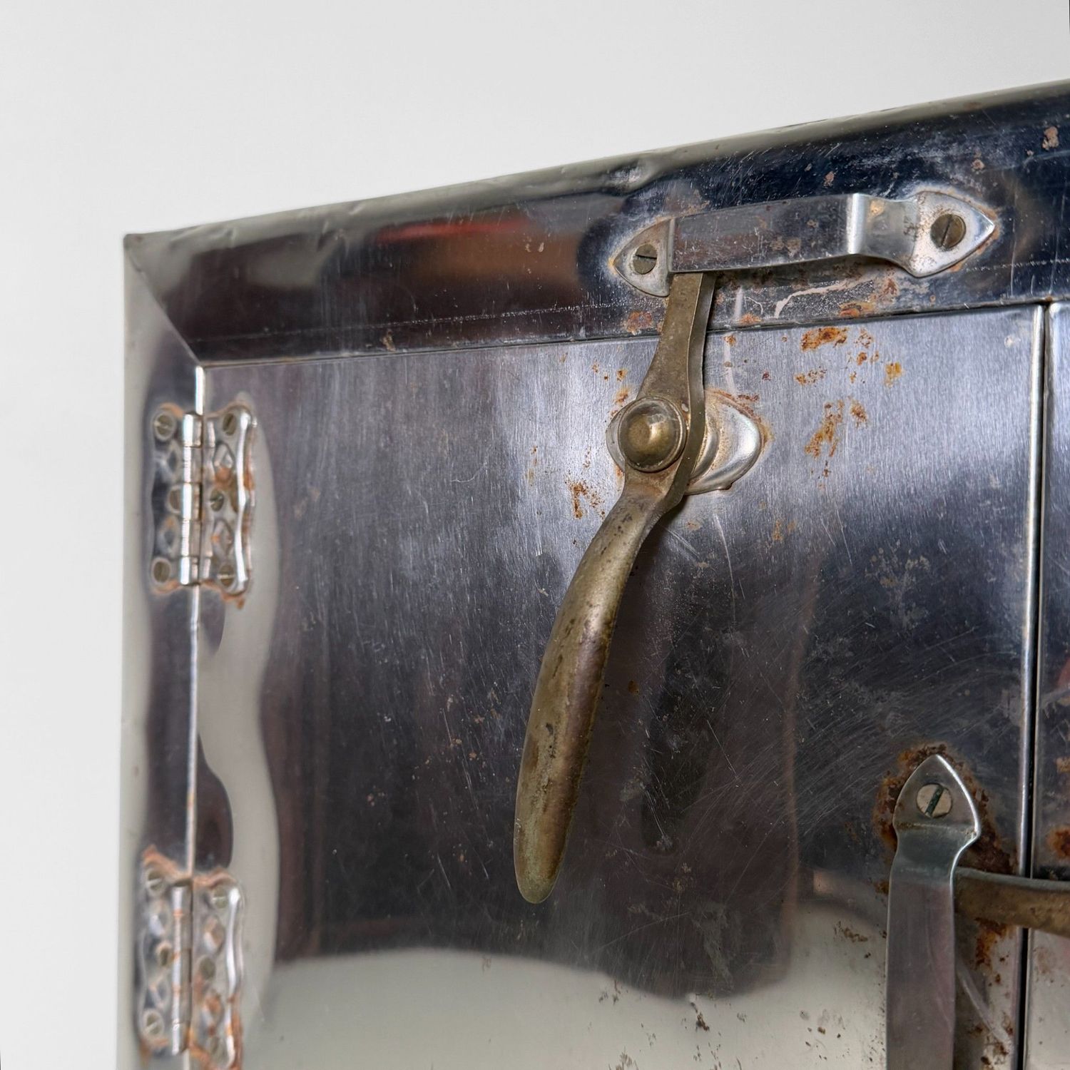 Vintage Japanese “Swallow” Refrigerator Cabinet, 1950s