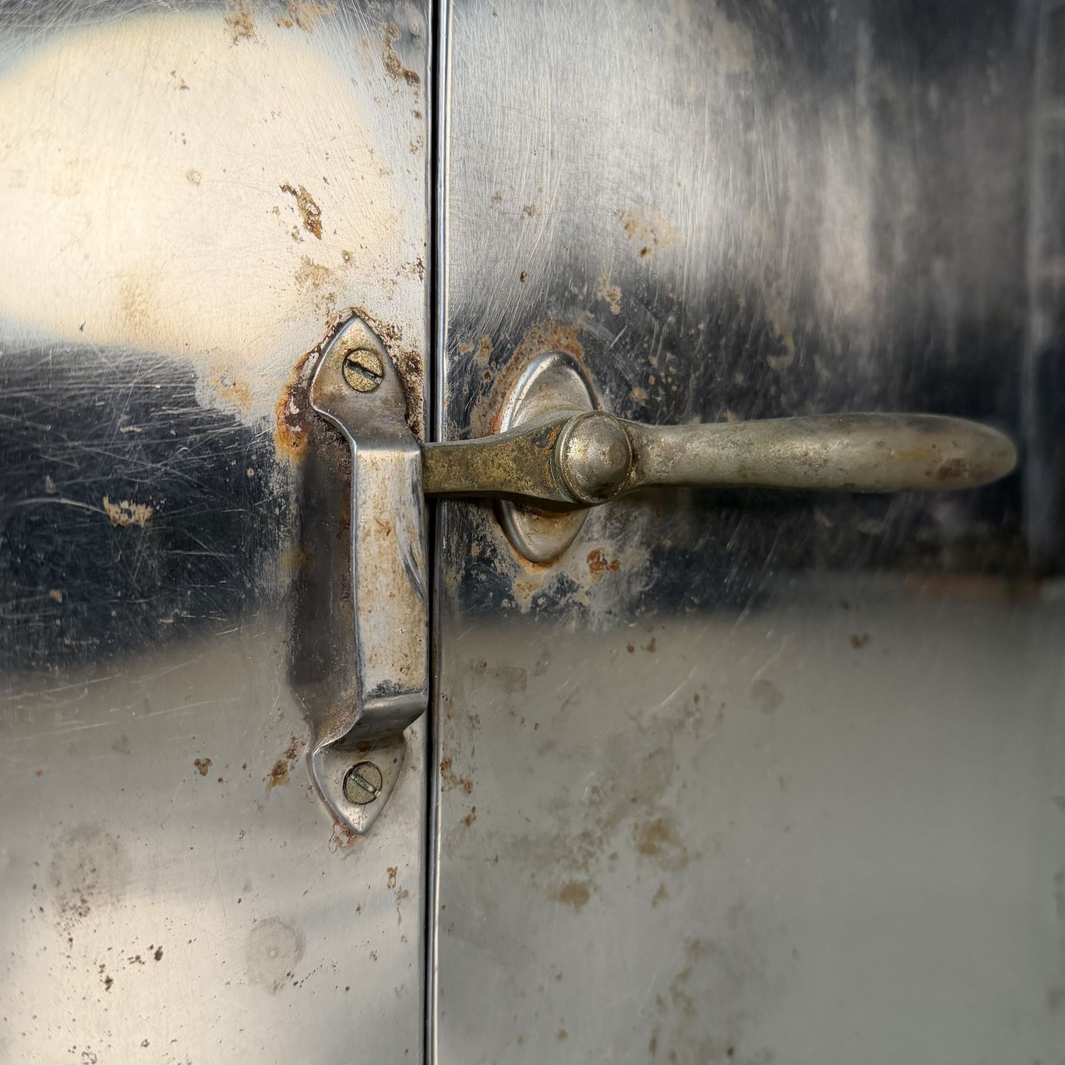 Vintage Japanese “Swallow” Refrigerator Cabinet, 1950s