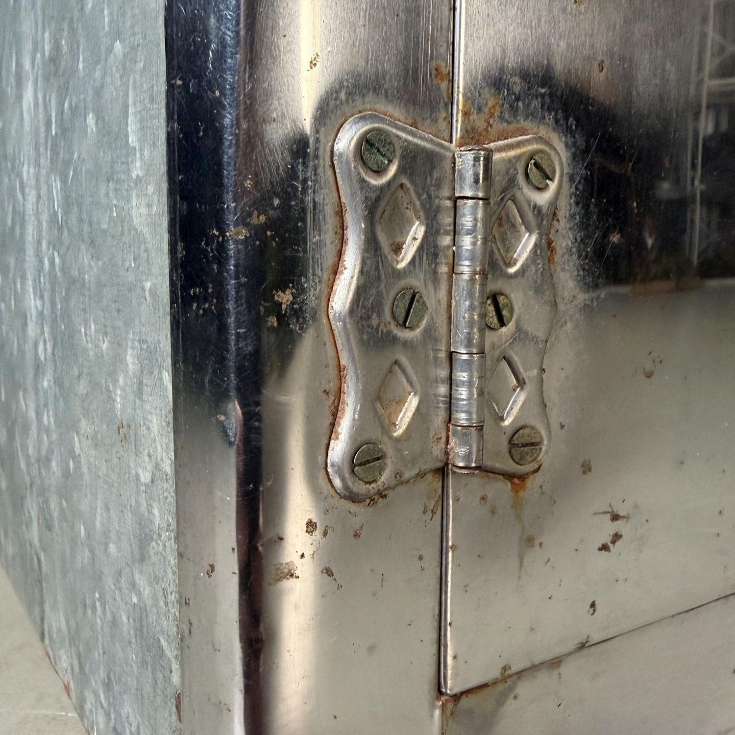 Vintage Japanese “Swallow” Refrigerator Cabinet, 1950s